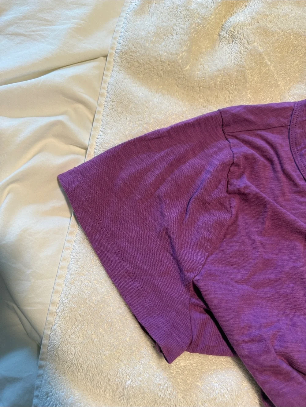 J. Crew Magenta Short Sleeve Crewneck Tee